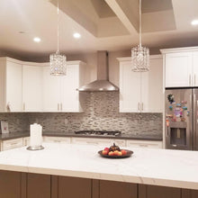 Load image into Gallery viewer, Glossy Interlocking Sheets of Iridescent Glass for Kitchen Backsplash &amp; Accents
