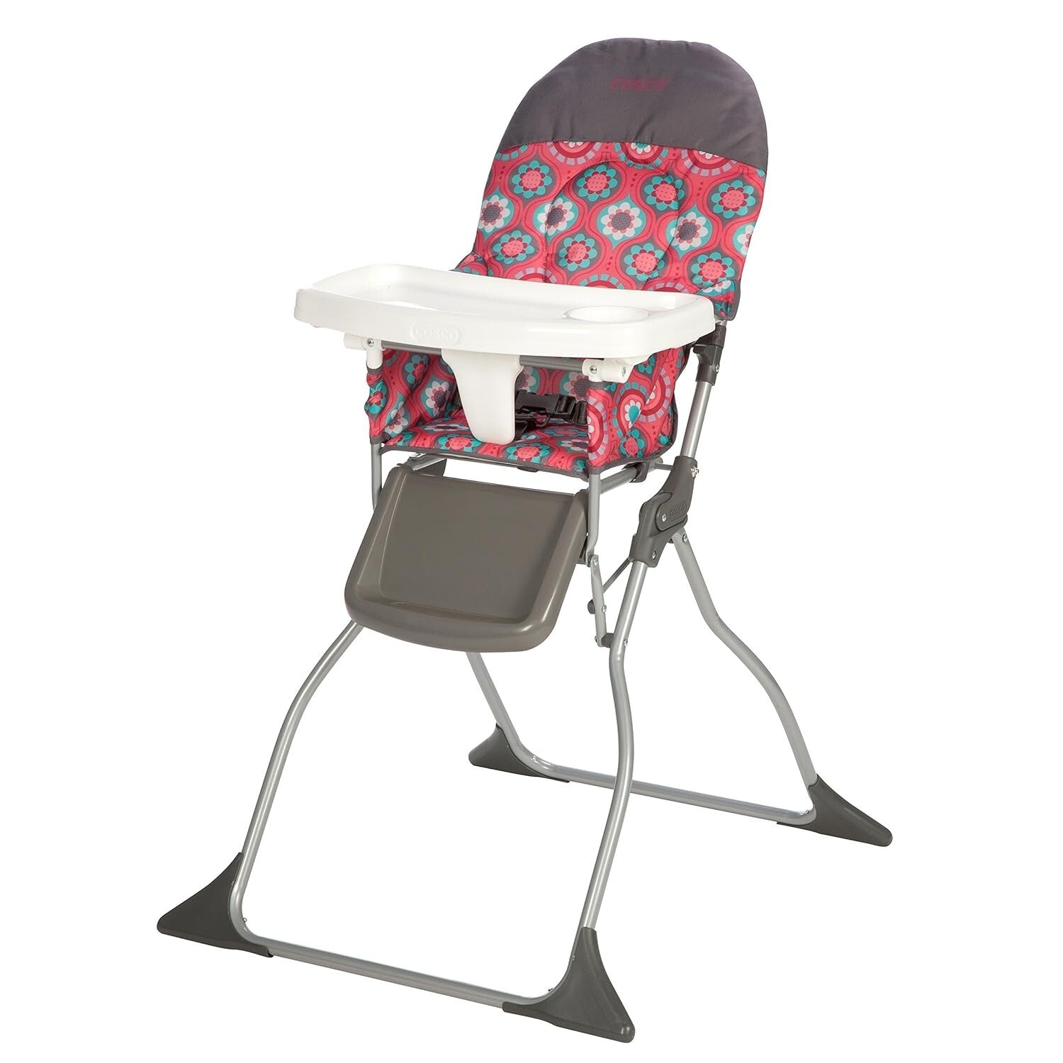 Adjustable 3-Position Baby High Chair - Foldable & Lightweight for Easy Carry