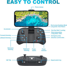 Load image into Gallery viewer, Portable Foldable Quadcopter Drone with 1080P Camera - Ideal for Fun Adventures