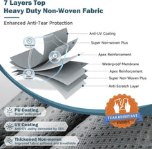 Load image into Gallery viewer, 7-Layer Waterproof RV Cover for 16-18ft Trailers - Ultimate Protection Ensemble