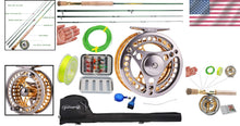 Load image into Gallery viewer, Medium Heavy Fly Fishing Rod Reel Combo with Cork Handle - Ideal for All Anglers