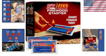 Load image into Gallery viewer, Sustainable EZ Fire Starters - Fast, Safe Fire Lighters for Campfires &amp; Grills