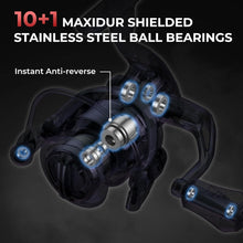 Load image into Gallery viewer, Carbon Fiber Fishing Reel - 39.5 LBs Max Drag &amp; 10+1 SS Bearings for All Anglers