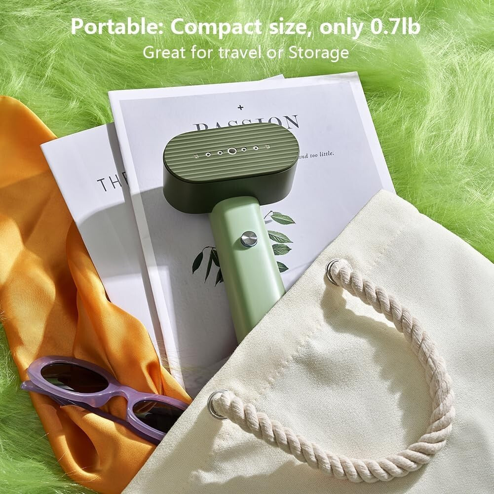 Vibrant 900W 2-in-1 Travel Steamer - Fast, Lightweight, Perfect for All Fabrics