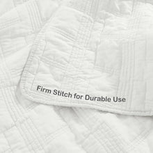 Load image into Gallery viewer, Machine Washable 100% Cotton Twin Quilt Set - Lightweight &amp; Cozy Coverlet