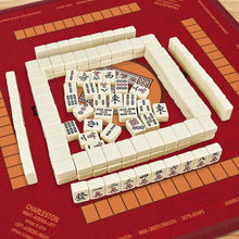 Load image into Gallery viewer, Premium Waterproof Mahjong Table Mat - Precision-Woven for Ultimate Game Play
