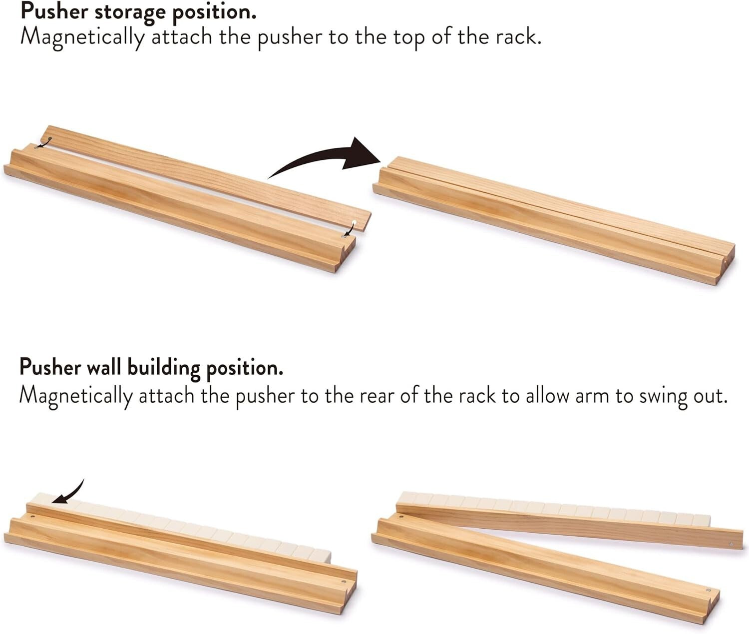 All-in-One American Mahjong Set with Nylon Carry Case, Tiles, & Pushers Included