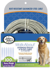 Load image into Gallery viewer, Heavy Duty 100 Feet Dog Run Cable - Outdoor Trolley Exerciser for Large Breeds