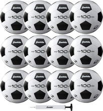 Load image into Gallery viewer, All-Weather Soccer Balls - 12 Pack with Pump - Soft Foam-PVC Construction