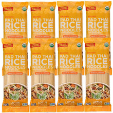 Load image into Gallery viewer, Organic Gluten-Free Brown Rice Pad Thai Noodles - Authentic Flavor Pack of 8