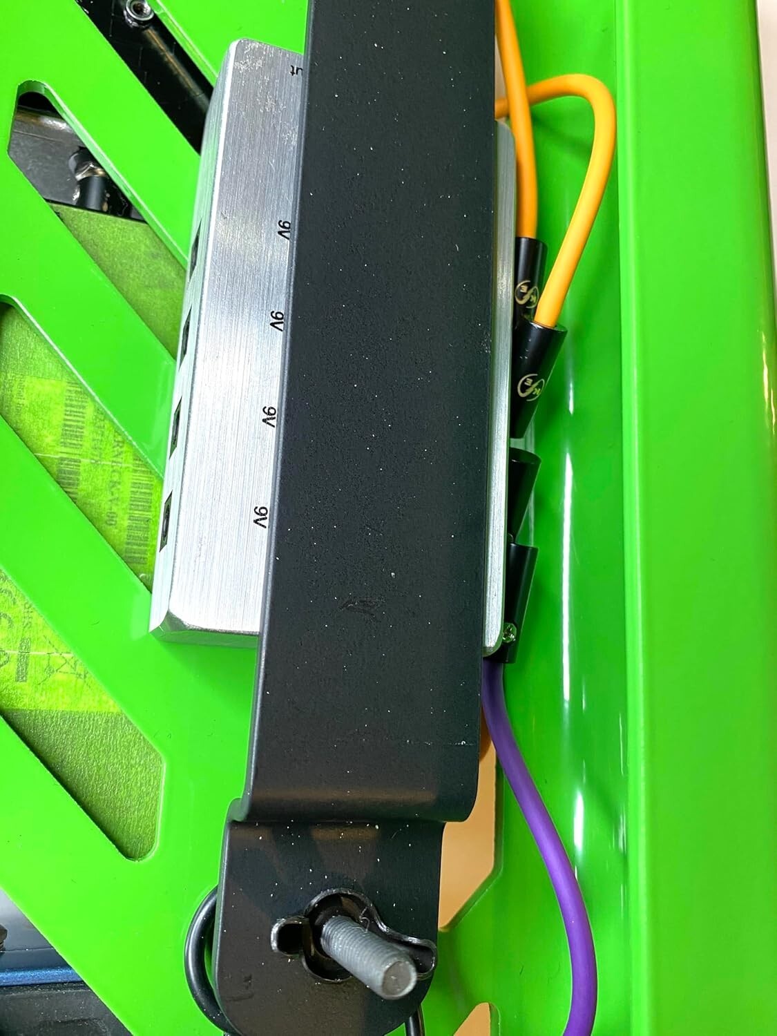 6-Pack Orange Solderless Guitar Pedal Patch Cables - Easy Customization Kit