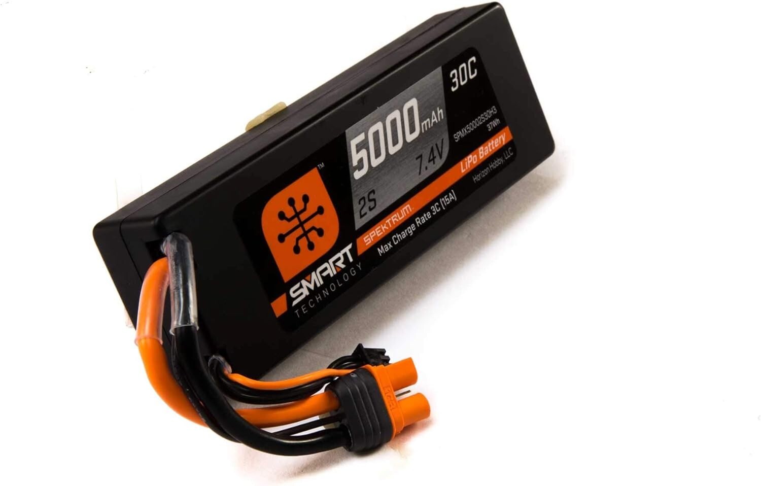 Advanced Smart LiPo Battery 5000mAh 7.4V 30C with Programmable Charge Features