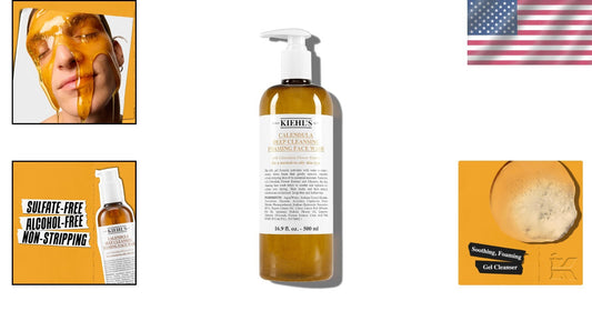 Calendula Deep Cleansing Face Wash - Paraben & Sulfate Free for Balanced Skin