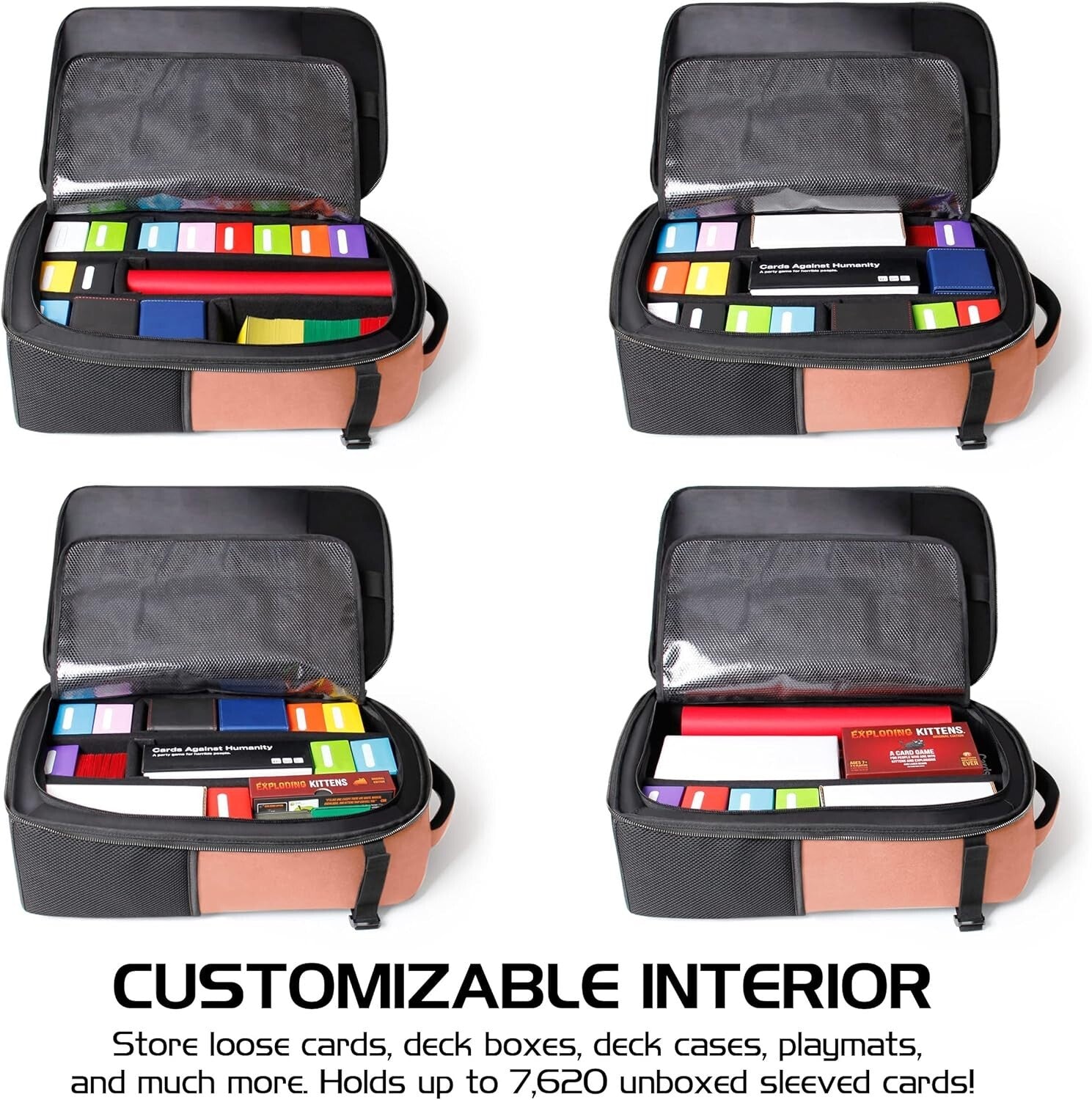 High-Grade TCG Backpack for Deck Boxes & Sleeved Cards - 7,600 Capacity