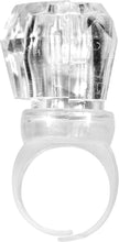 Load image into Gallery viewer, 60 Pack LED Glow Rings - Bright Diamond Light-Up Rings for Parties &amp; Events
