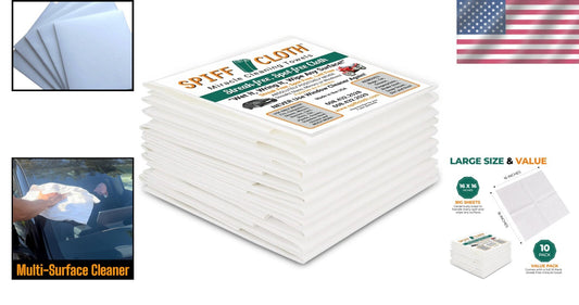 Chemical-Free Miracle Towels - 10 Reusable Streak-Free Cloths for Multi-Purpose