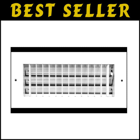 Durable 10''x4'' Adjustable HVAC Diffuser - Smooth Operation & Easy Installation