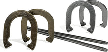 Load image into Gallery viewer, Portable Metal Horseshoe Game Set with Solid Steel Stakes for Outdoor Play
