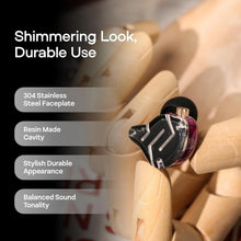 Load image into Gallery viewer, High-Fidelity 4BA+1DD Gaming Earbuds with Active Noise Cancellation - Purple