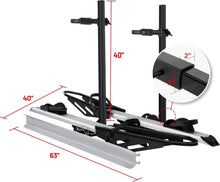 Load image into Gallery viewer, Heavy-Duty Bike Rack with Ramp - Ideal for Cars, SUVs &amp; RVs, 2-inch Receiver
