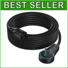 Load image into Gallery viewer, Heavy Duty 360° Rotating Flat Plug 50ft Extension Cord - Maximize Outlet Usage