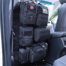 Load image into Gallery viewer, Multifunctional Tactical Molle Panel for Vehicles - 5 Pouch Organizer Included