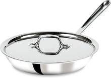 Load image into Gallery viewer, Professional 10-Inch Frying Pan with Lid - Tri-Ply Stainless Steel, Oven Safe