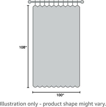 Load image into Gallery viewer, Soft Polyester Beige Blackout Curtains 100” W x 108” L - All-Season Room Divider