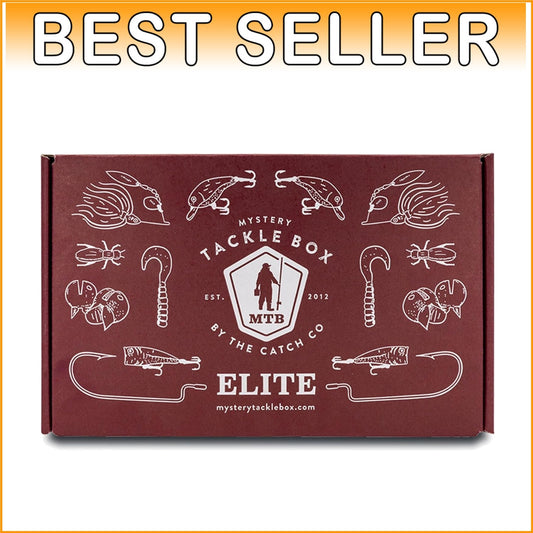 Water-Resistant Mystery Tackle Box Elite Kit - Perfect Bass Fishing Essentials