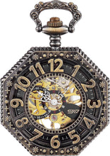 Load image into Gallery viewer, Elegant Mechanical Pocket Watch with See-Through Gears - Ideal for Cosplay