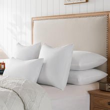 Load image into Gallery viewer, Luxurious Down Feather Pillow Inserts 28x28 - Set of 2 Cotton Cover Essentials