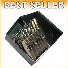 Load image into Gallery viewer, Professional Quality 29-Piece Gold Finish Drill Set - Durable Split Point Design