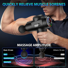 Load image into Gallery viewer, Cordless Percussion Massager with LED Screen &amp; Quieter Operation for Athletes