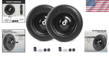 Load image into Gallery viewer, Universal Fit 14.5" Flat-Free Tire &amp; Wheel - Durable, Weather-Resistant Solution