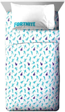 Load image into Gallery viewer, Fortnite Boogie Bomb Twin Bed Set - Reversible Comforter &amp; 5-Piece Sheet Set