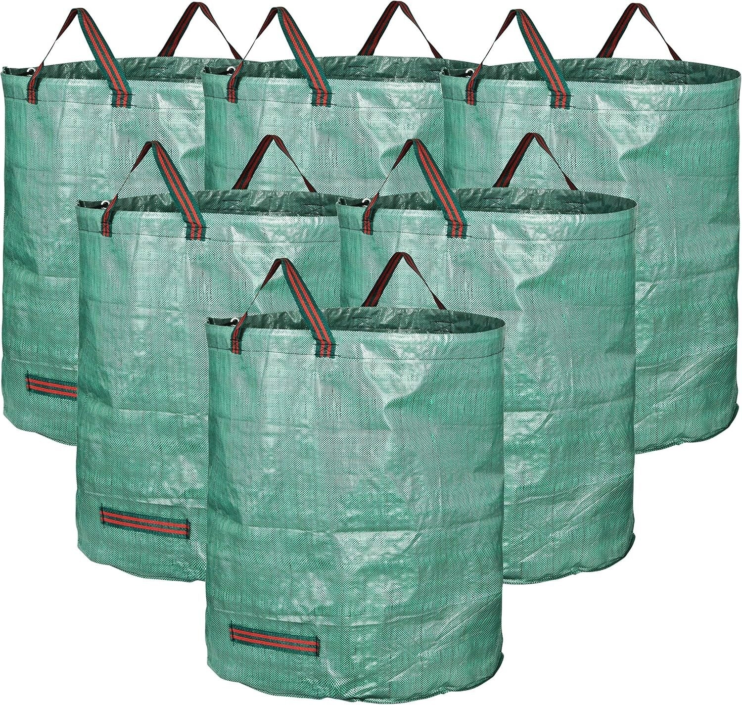 72 Gallon Durable Garden Waste Bags with Handles - Eco-Friendly 6-Pack