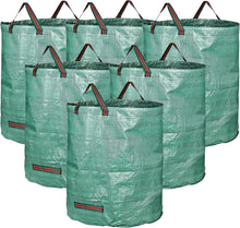Load image into Gallery viewer, 72 Gallon Durable Garden Waste Bags with Handles - Eco-Friendly 6-Pack