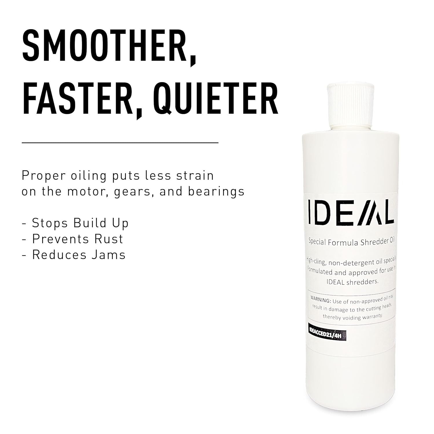 Extend Your Shredder's Life with 4 Pints of Ideal Non-Toxic Lubricant Oil