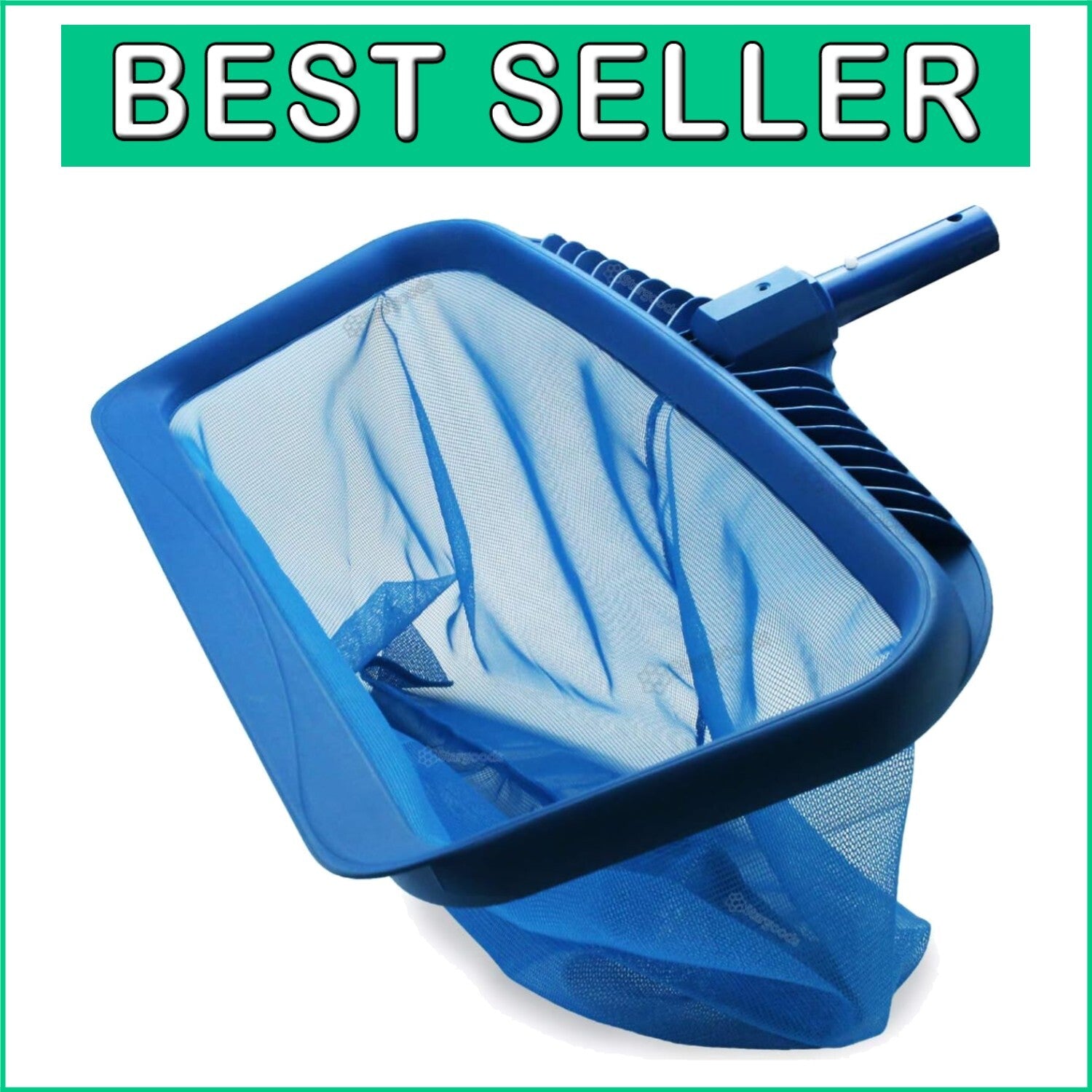 Efficient Pool Cleaner - Heavy-Duty Rake & Fine Mesh Net for Easy Debris Pickup
