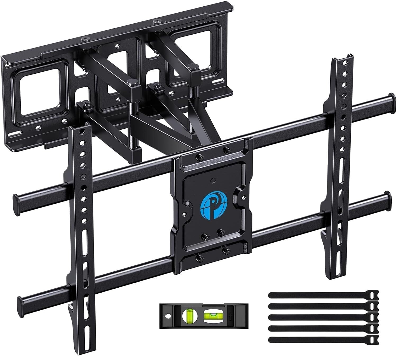 Durable TV Wall Mount for 37-75 Inch TVs - Max Load 132lbs with Level Adjustment