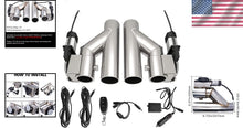 Load image into Gallery viewer, Performance Exhaust System - 2.5" Stainless Steel Pipe Kit with Electric Valve