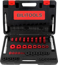 Load image into Gallery viewer, Lightweight 43-Piece Bearing Installation Kit with Standard &amp; Metric Adapters