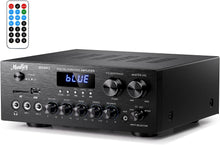 Load image into Gallery viewer, Compact 2.0 Channel Audio Amplifier with Bluetooth &amp; Multiple Inputs System