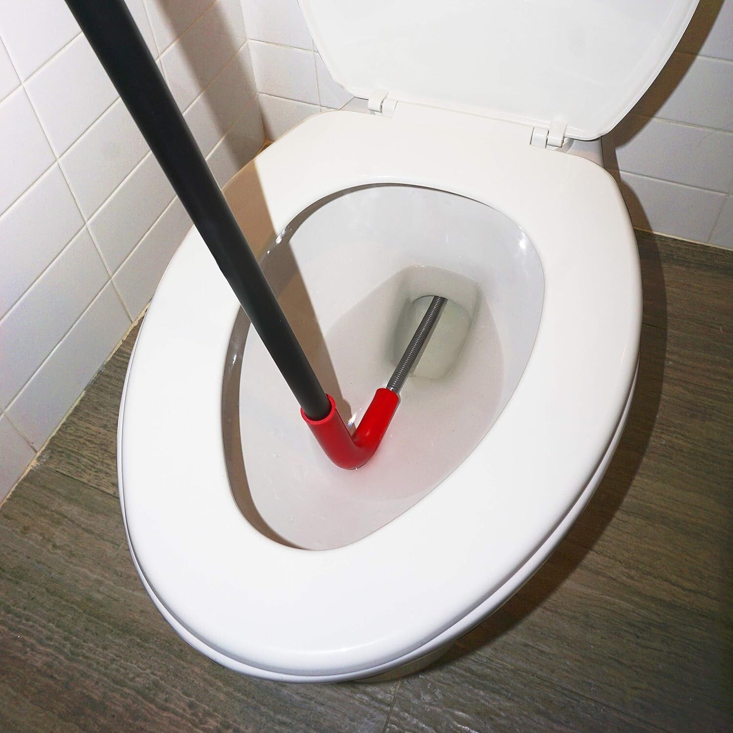 Multi-Purpose 6-Foot Toilet Auger with Swivel Head for Hassle-Free Clog Removal
