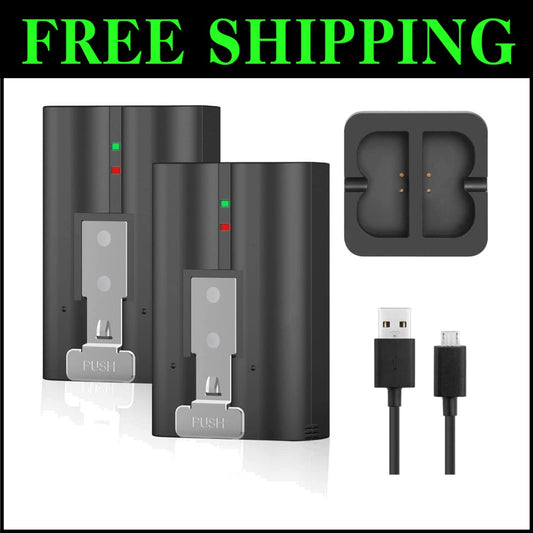 Rechargeable 6040mAh Battery Pack & Charger for Ring Doorbell and Spotlight Cam
