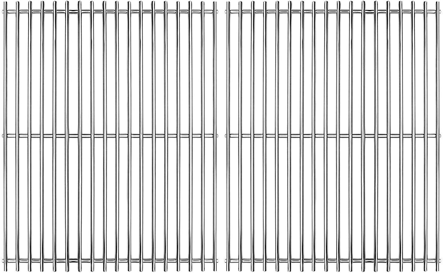 17" Grill Grates - Solid SUS 304 Stainless Steel for Nexgrill, Kenmore, Uniflame