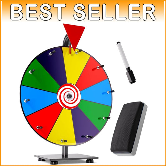 Heavy-Duty Spinning Roulette Prize Wheel - Perfect for Carnivals and Trade Shows
