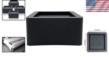 Load image into Gallery viewer, Black Heavy-Duty Bed Risers, 3-Inches of Storage &amp; Support for Any Furniture