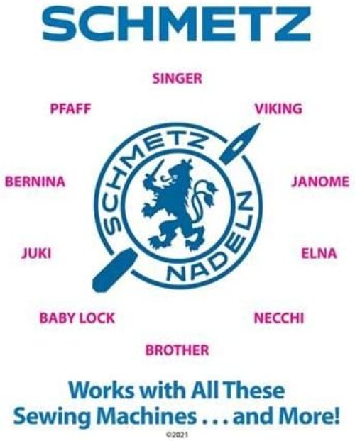 Bulk Chrome Universal Sewing Needles, Size 80/12 - Premium Quality, 100 Count