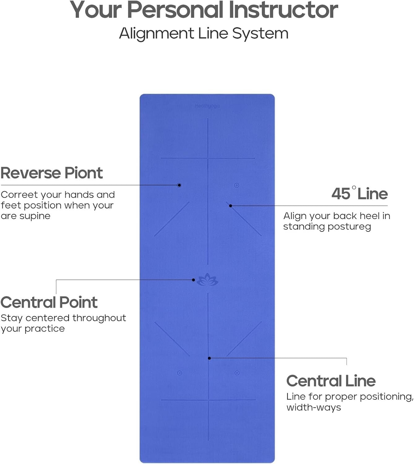 Extra Large Non-Slip Yoga Mat - Eco-Friendly 72"x26" for All Practice Levels